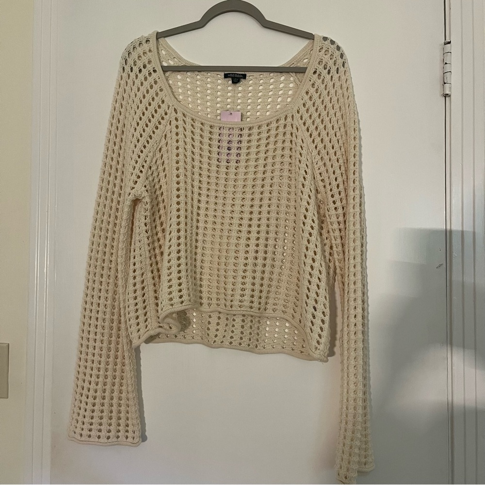 Wild Fable Crocheted Sweater